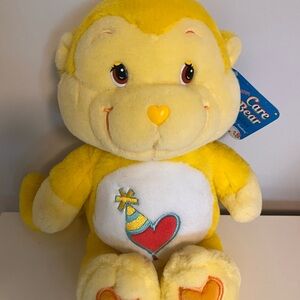 Playful heart monkey Care Bears Yellow Plush
